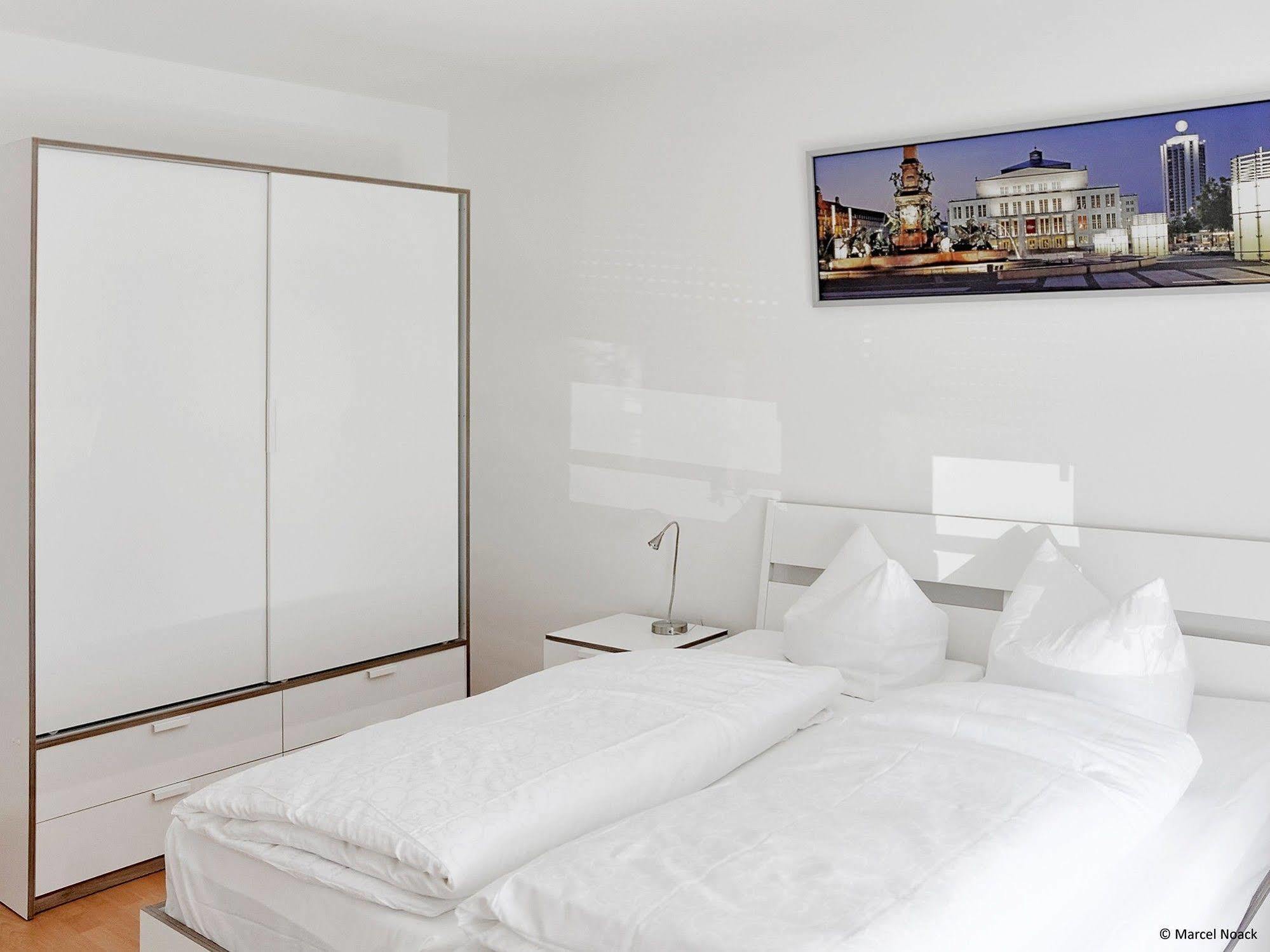 City Park Apartments - #11.02 - Luxus Apartment Mit Tiefgarage 라이프치히 외부 사진